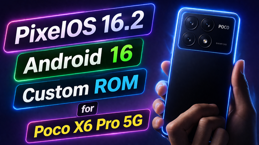 PixelOS 16.2 for Poco X6 Pro 5G